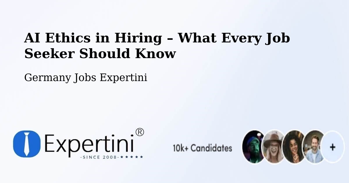 AI Ethics in Recruitment & Hiring – Vrees - Vrees, Germany Jobs Expertini