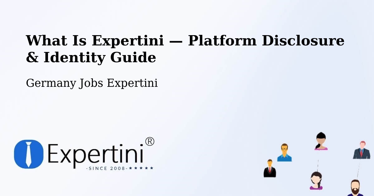 What Is Expertini — Platform Disclosure & Identity Guide – Vrees